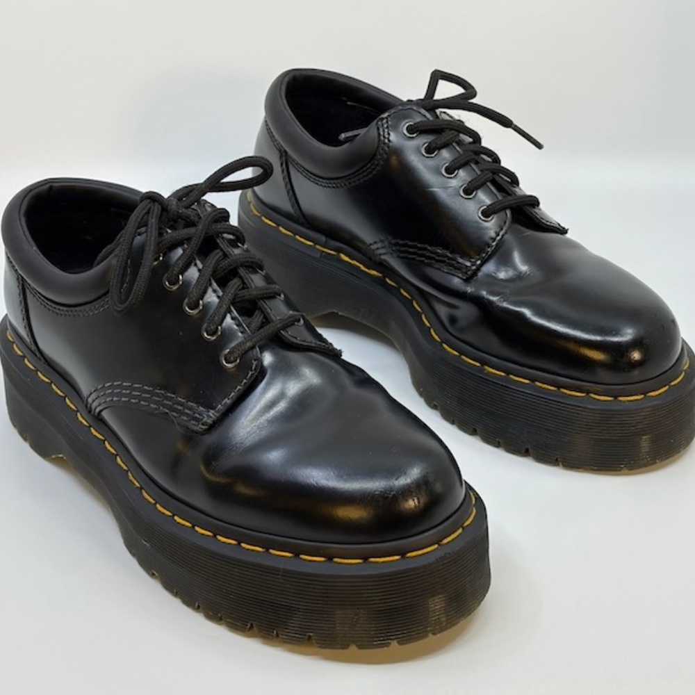 Dr. Martens 8053 Quad Leather Platform Casual Shoes - Women's 9  - Men's 8